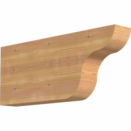 Ekena Millwork Carmel Smooth Rafter Tail, Western Red Cedar, 3 1/2"W x 10"H x 24"L RFT04X10X24CAR00SWR